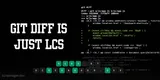 Git Diff Is Just LCS