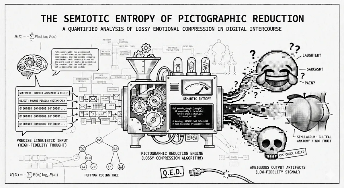 The Semiotic Entropy of Pictographic Reduction